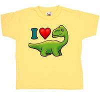 Thumbnail for I Heart Dinosaurs Kids Graphic T-Shirt 8Ball