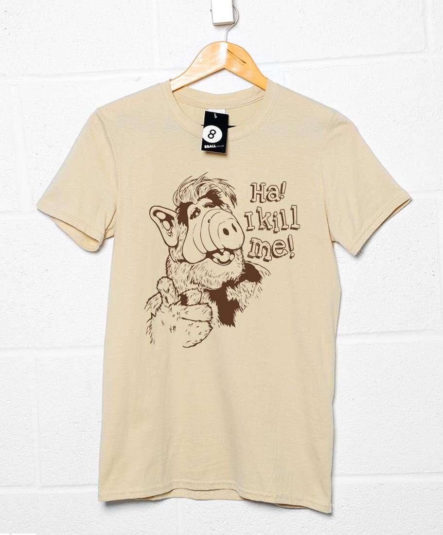 I Kill Me Mens T-Shirt, Inspired By Alf 8Ball