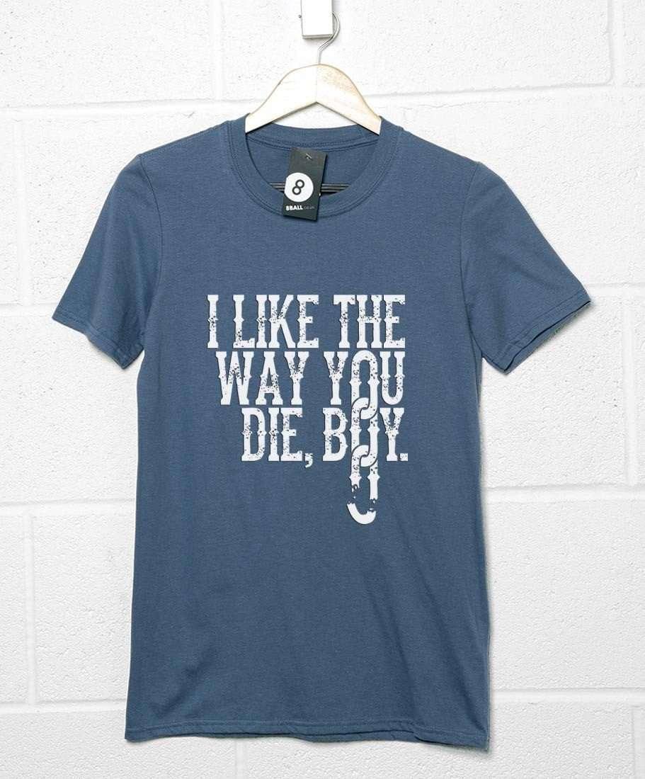 I Like The Way You Die Boy Mens Graphic T-Shirt, Inspired By Django Unchained 8Ball