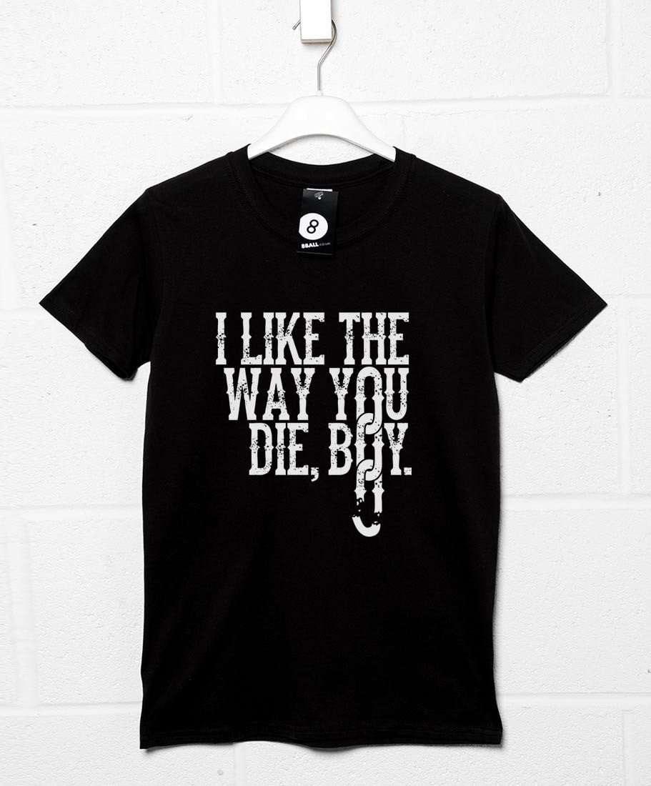 I Like The Way You Die Boy Mens Graphic T-Shirt, Inspired By Django Unchained 8Ball