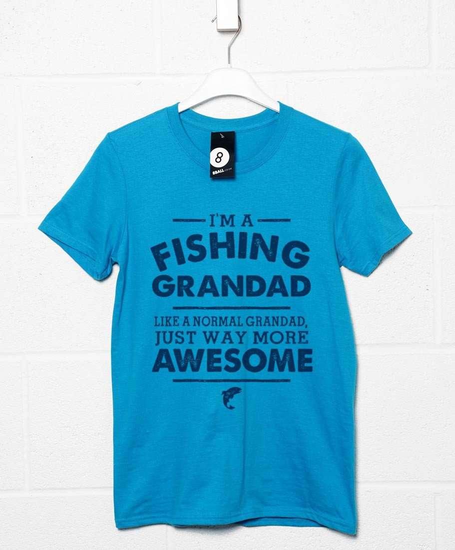 I'm A Fishing Grandad Mens Graphic T-Shirt 8Ball