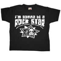 Thumbnail for I'm Gonna Be A Rock Star Childrens T-Shirt 8Ball