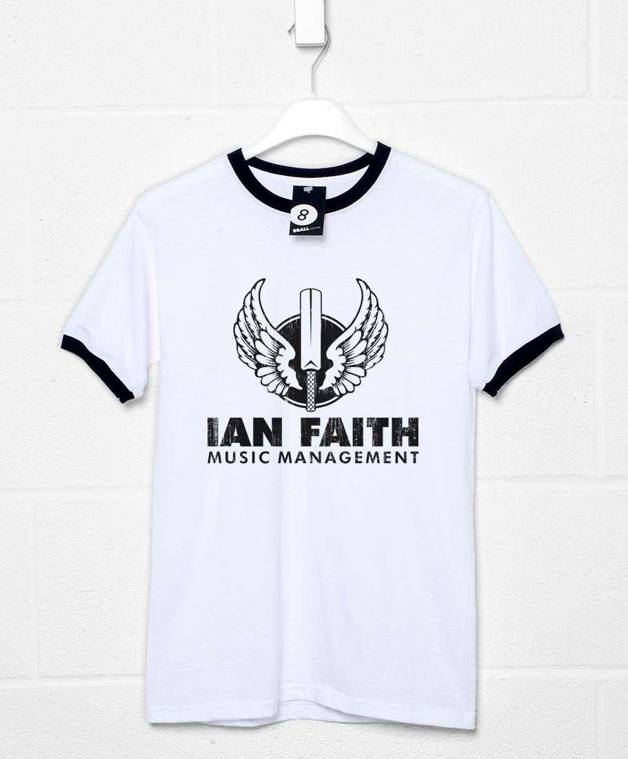 Ian Faith Management Mens Graphic T-Shirt 8Ball