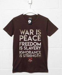 Thumbnail for Ingsoc Party Slogans Mens T-Shirt 8Ball