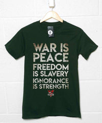 Thumbnail for Ingsoc Party Slogans Mens T-Shirt 8Ball