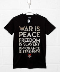 Thumbnail for Ingsoc Party Slogans Mens T-Shirt 8Ball