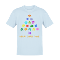 Thumbnail for Invaders Christmas Tree Childrens Graphic T-Shirt 8Ball