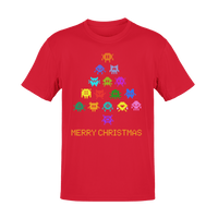 Thumbnail for Invaders Christmas Tree Childrens Graphic T-Shirt 8Ball