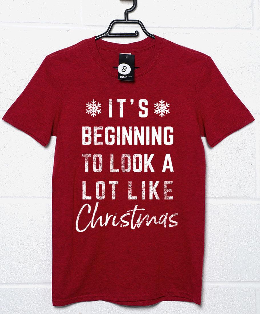 It's Beginning to Look a Lot Like Christmas Unisex T-Shirt For Men And Women 8Ball