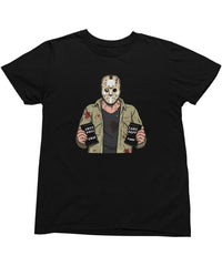 Thumbnail for Jason Mugshot Horror Film Tribute Mens T-Shirt 8Ball