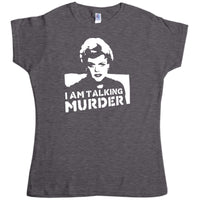 Thumbnail for Jessica Fletcher I am Talking Murder Womens T-Shirt 8Ball