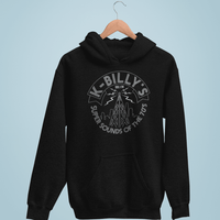 Thumbnail for K Billy's Radio Mast Logo Back Printed Graphic Hoodie 8Ball