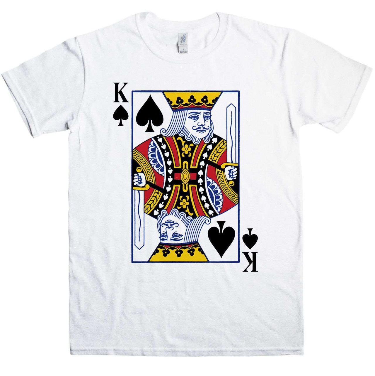 King Of Spades Fancy Dress Mens T-Shirt 8Ball