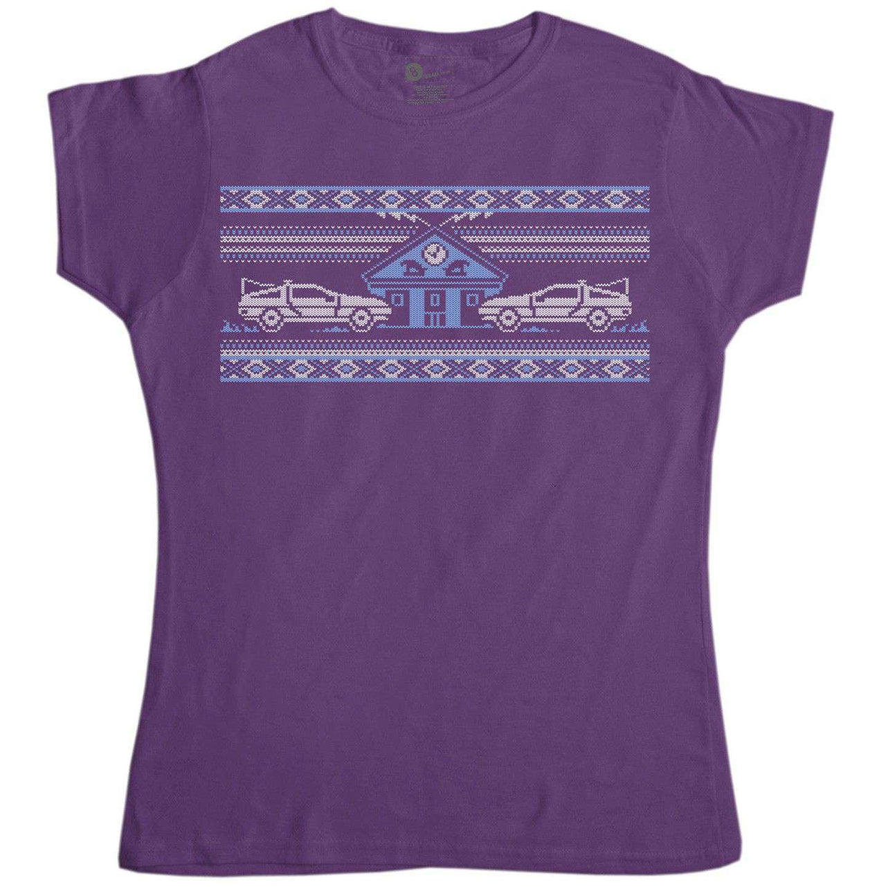 Knitted Jumper Style Bttf Womens T-Shirt 8Ball