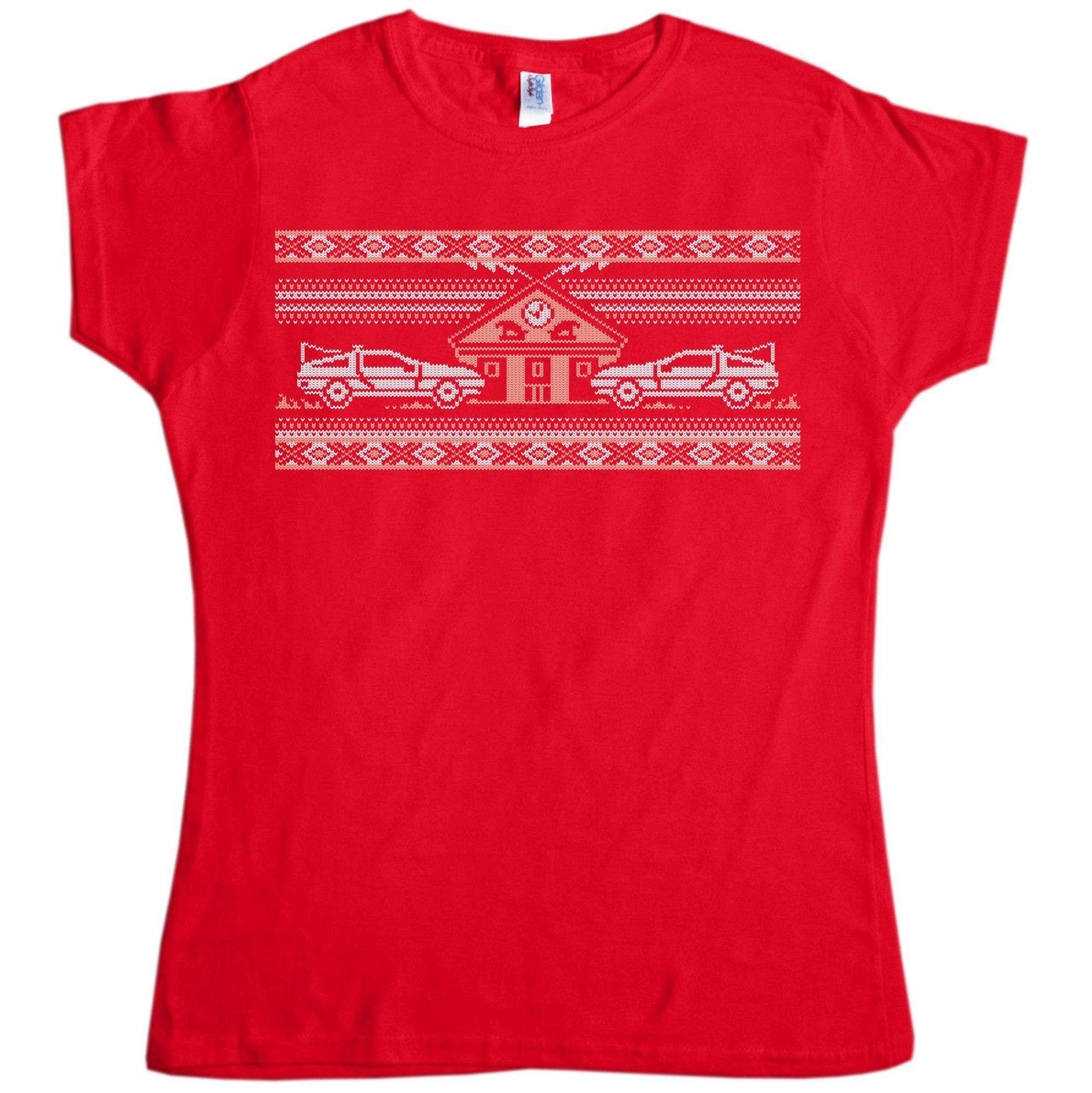 Knitted Jumper Style Bttf Womens T-Shirt 8Ball