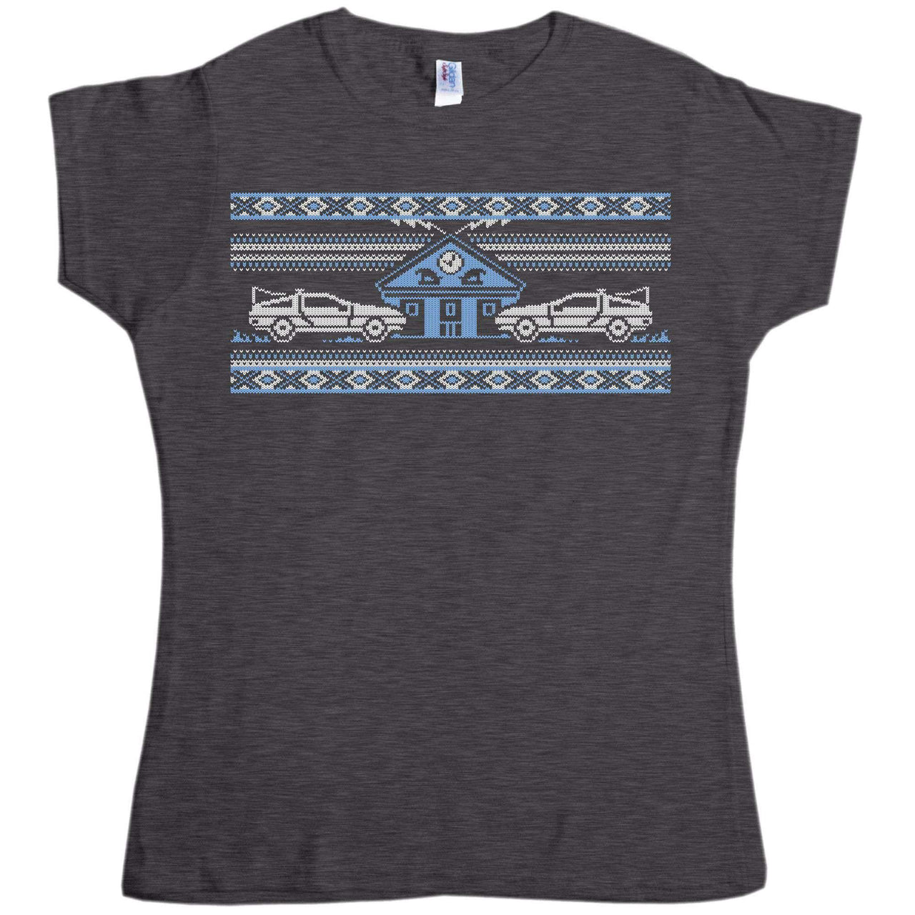 Knitted Jumper Style Bttf Womens T-Shirt 8Ball