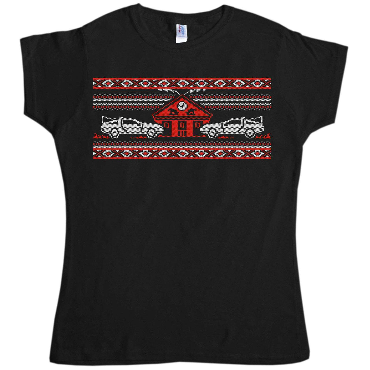 Knitted Jumper Style Bttf Womens T-Shirt 8Ball