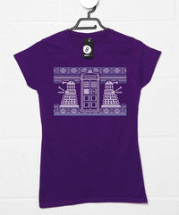 Thumbnail for Knitted Jumper Style Dr Who Womens Style T-Shirt 8Ball