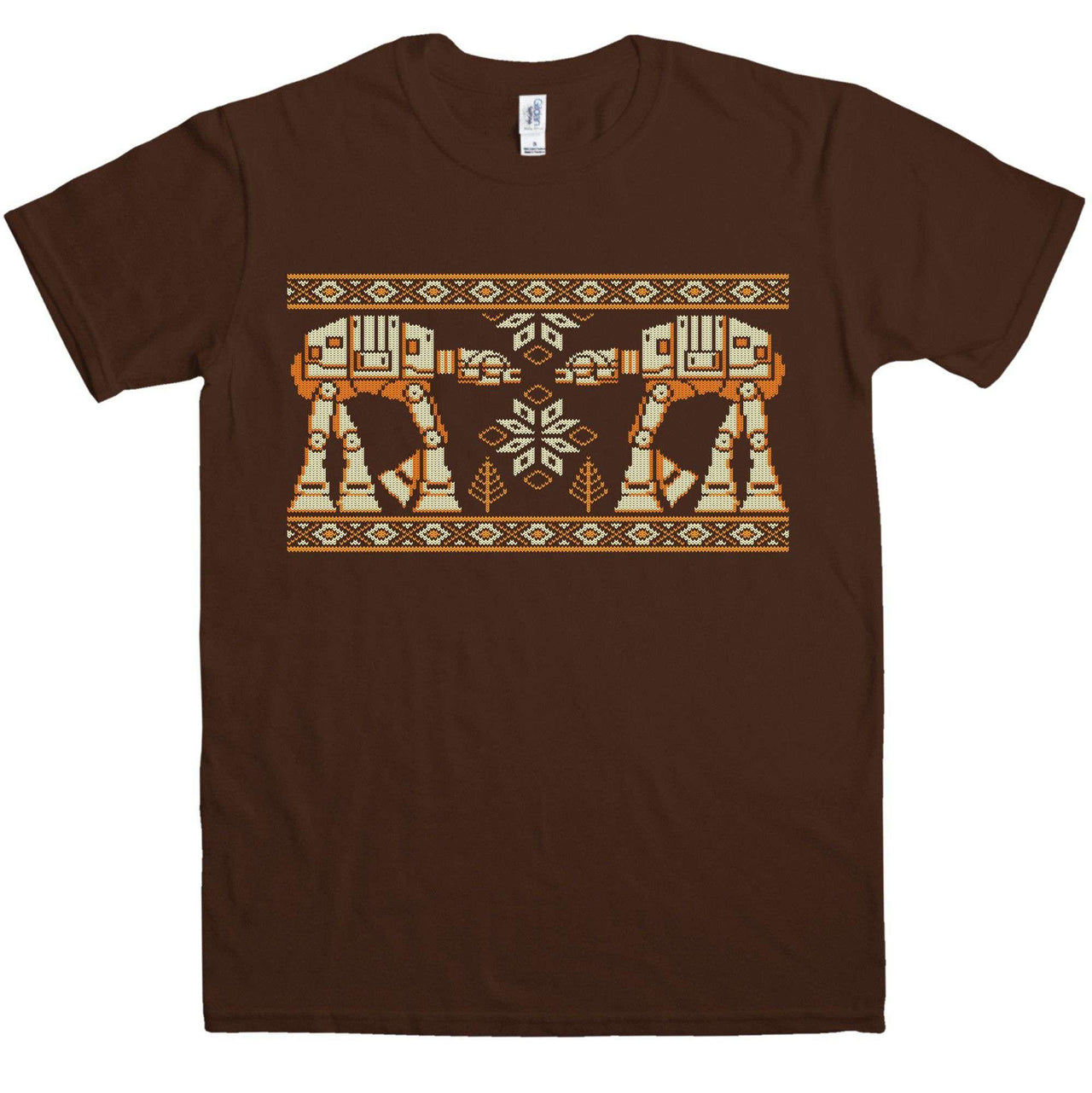 Knitted Jumper Style Snow Walkers T-Shirt For Men 8Ball