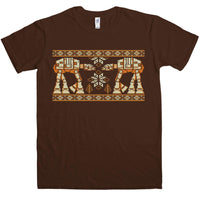 Thumbnail for Knitted Jumper Style Snow Walkers T-Shirt For Men 8Ball