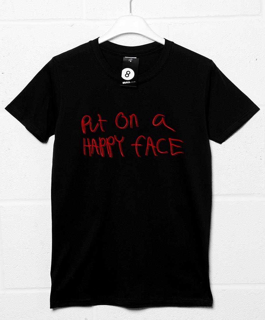 Lipstick Put on a Happy Face Unisex T-Shirt For Men And Women 8Ball
