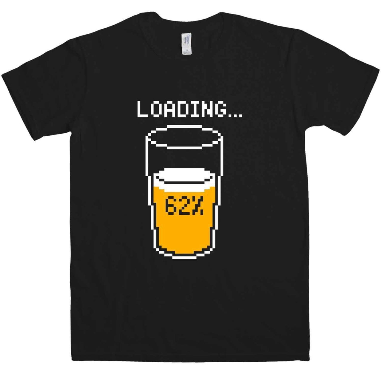 Loading Beer Mens T-Shirt 8Ball