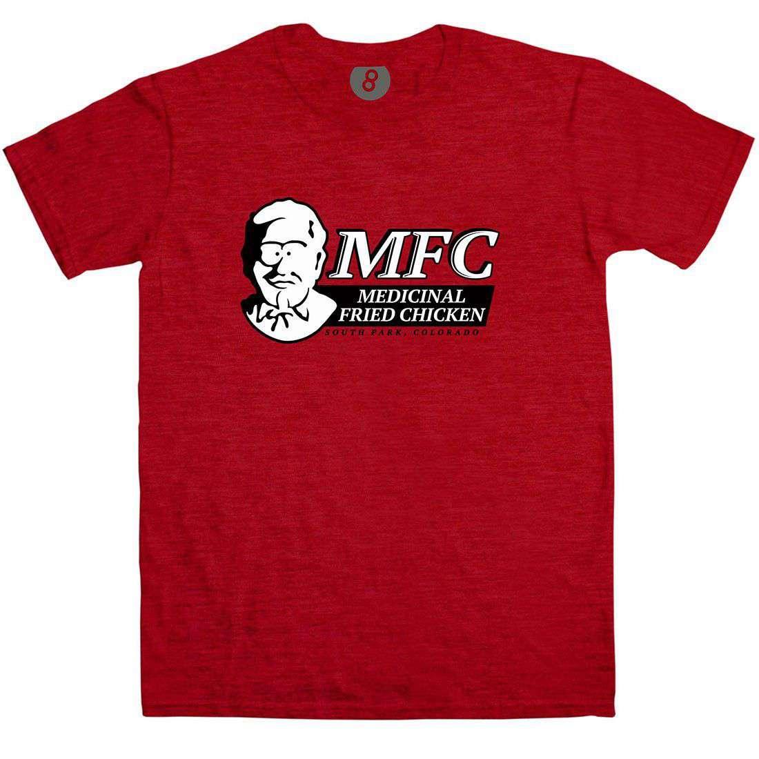 MFC Medicinal Fried Chicken Mens Graphic T-Shirt 8Ball