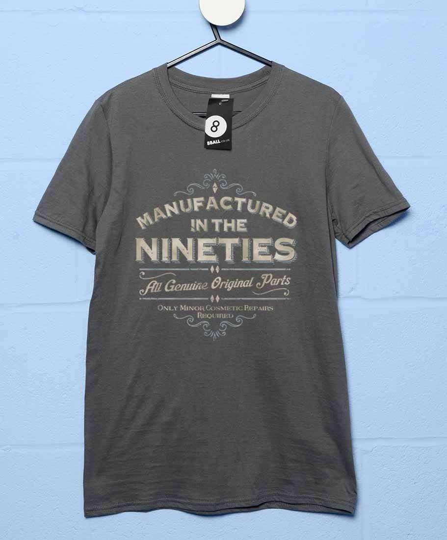 Manufactured In The Nineties Mens Graphic T-Shirt 8Ball