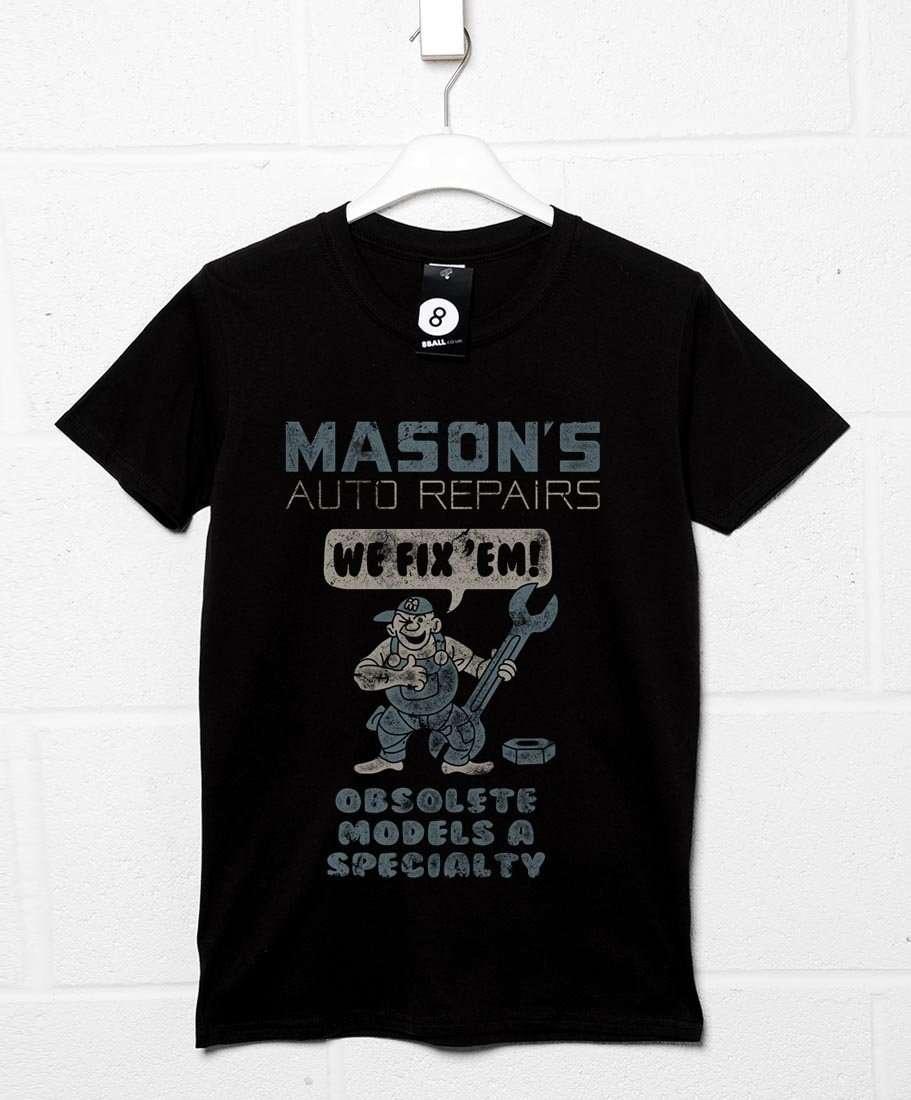 Mason's Auto Repairs Mens Mens T-Shirt 8Ball