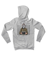 Thumbnail for Michael Myers Mugshot Horror Film Tribute Adult Back Printed Hoodie For Men and Women 8Ball