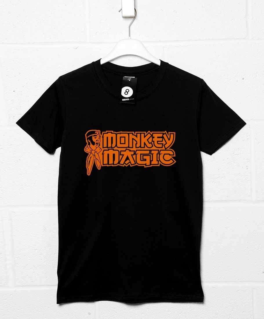 Monkey Magic Mens Graphic T-Shirt 8Ball