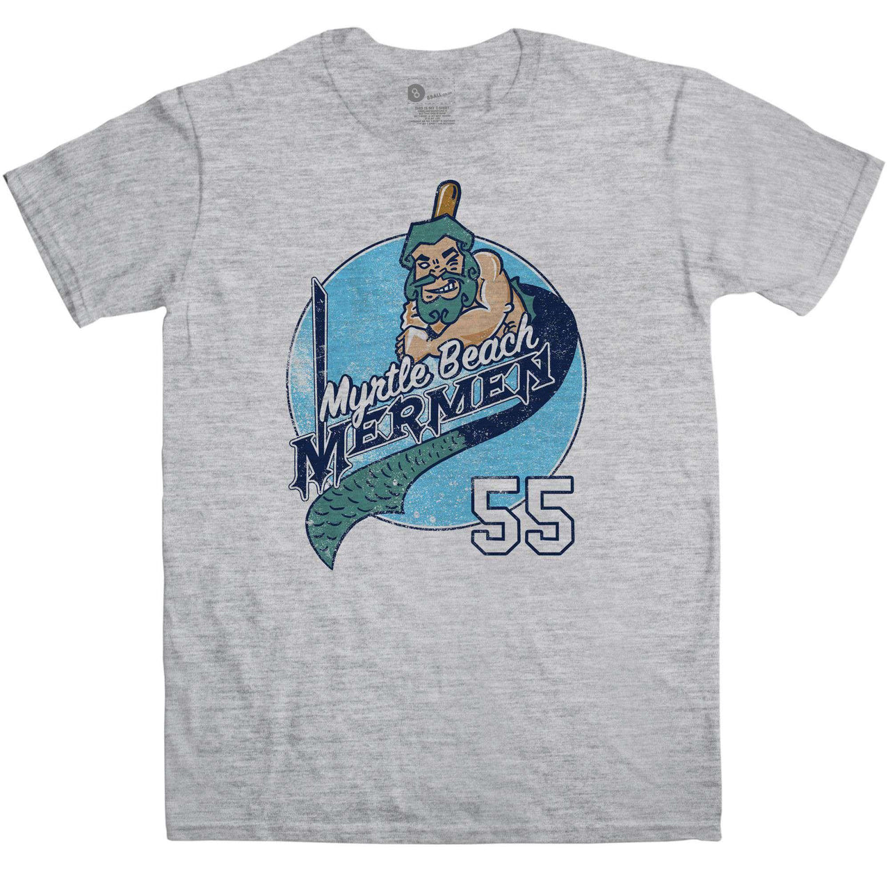 Myrtle Beach Mermen Mens T-Shirt, Inspired By Eastbound And Down 8Ball