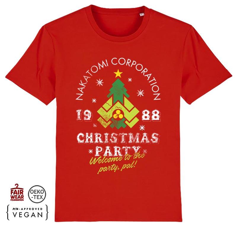 Nakatomi Christmas Party Premium Organic Cotton Unisex T-Shirt For Men And Women 8Ball