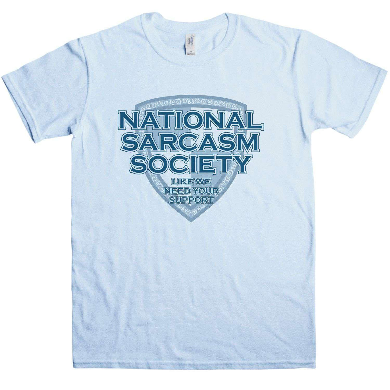 National Sarcasm Society Graphic T-Shirt For Men 8Ball