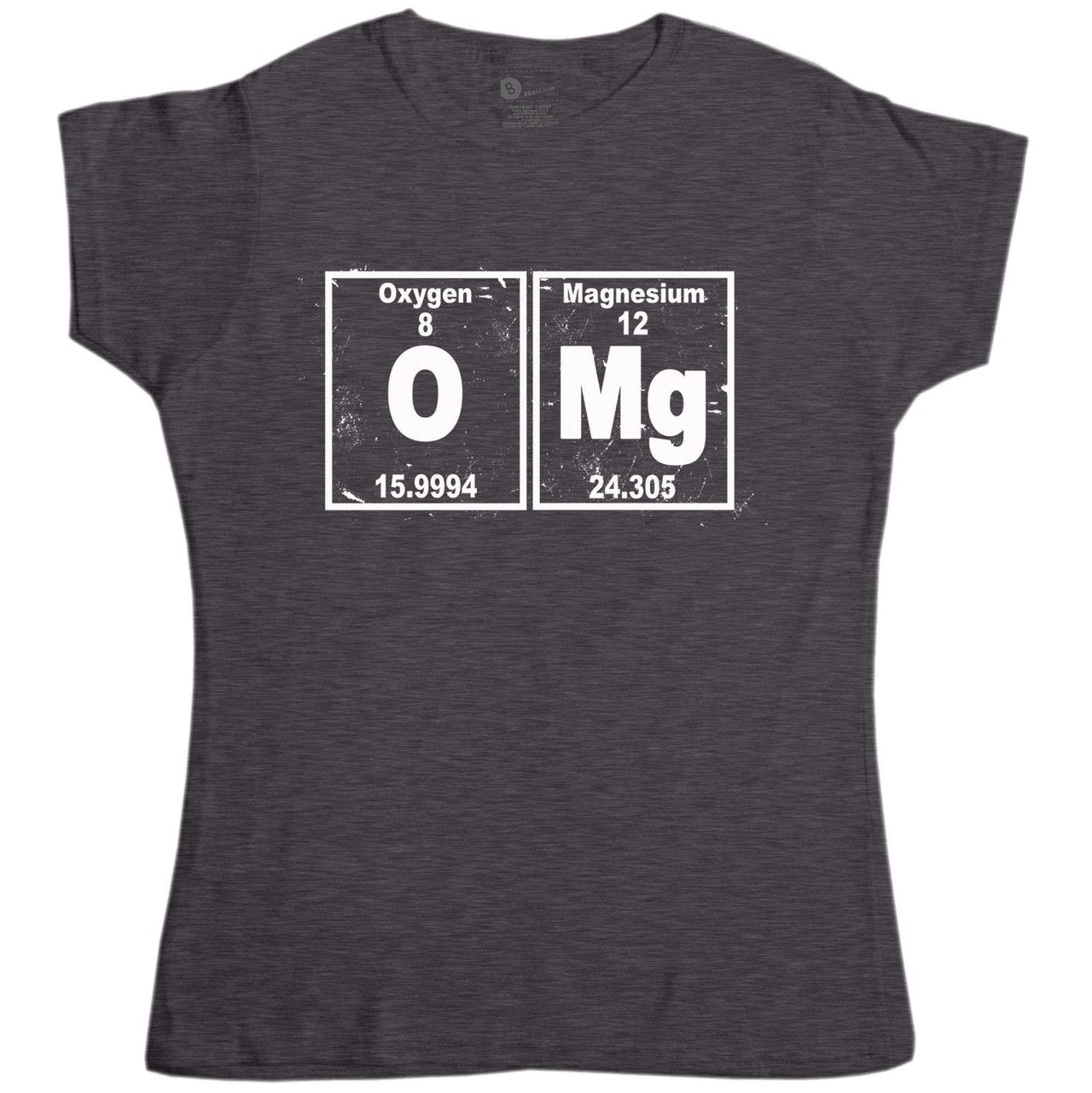 Nerd Geek Science OMG Womens Fitted T-Shirt 8Ball