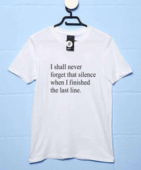 Thumbnail for Never Forget That Silence Mens Graphic T-Shirt As Worn By Noel Gallagher 8Ball