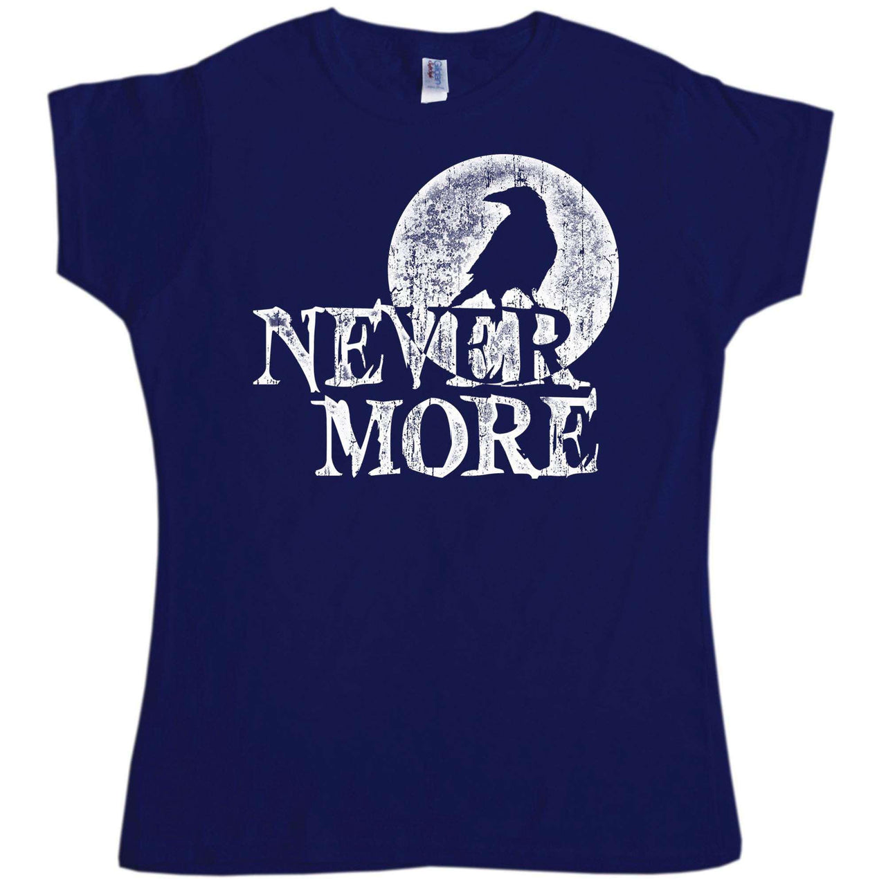 Nevermore Fitted Womens T-Shirt 8Ball