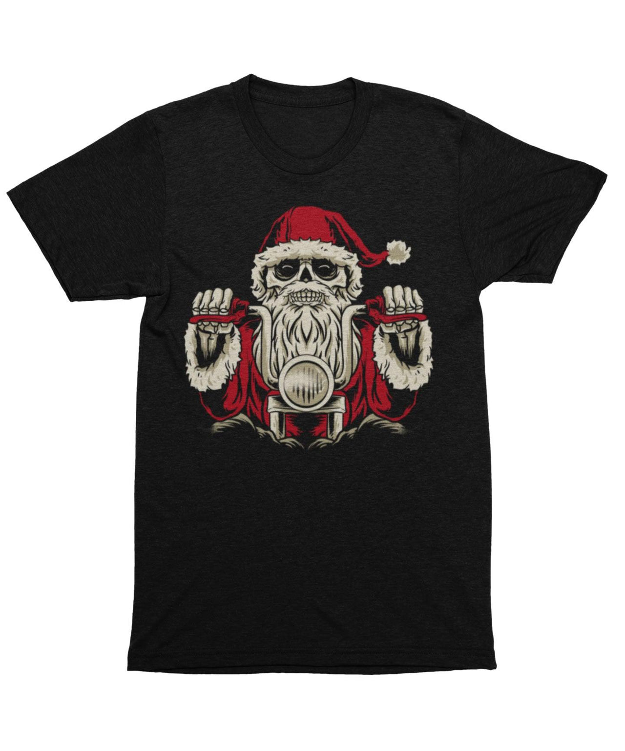 Night Rider Devil Santa, Unisex Christmas Unisex T-Shirt 8Ball