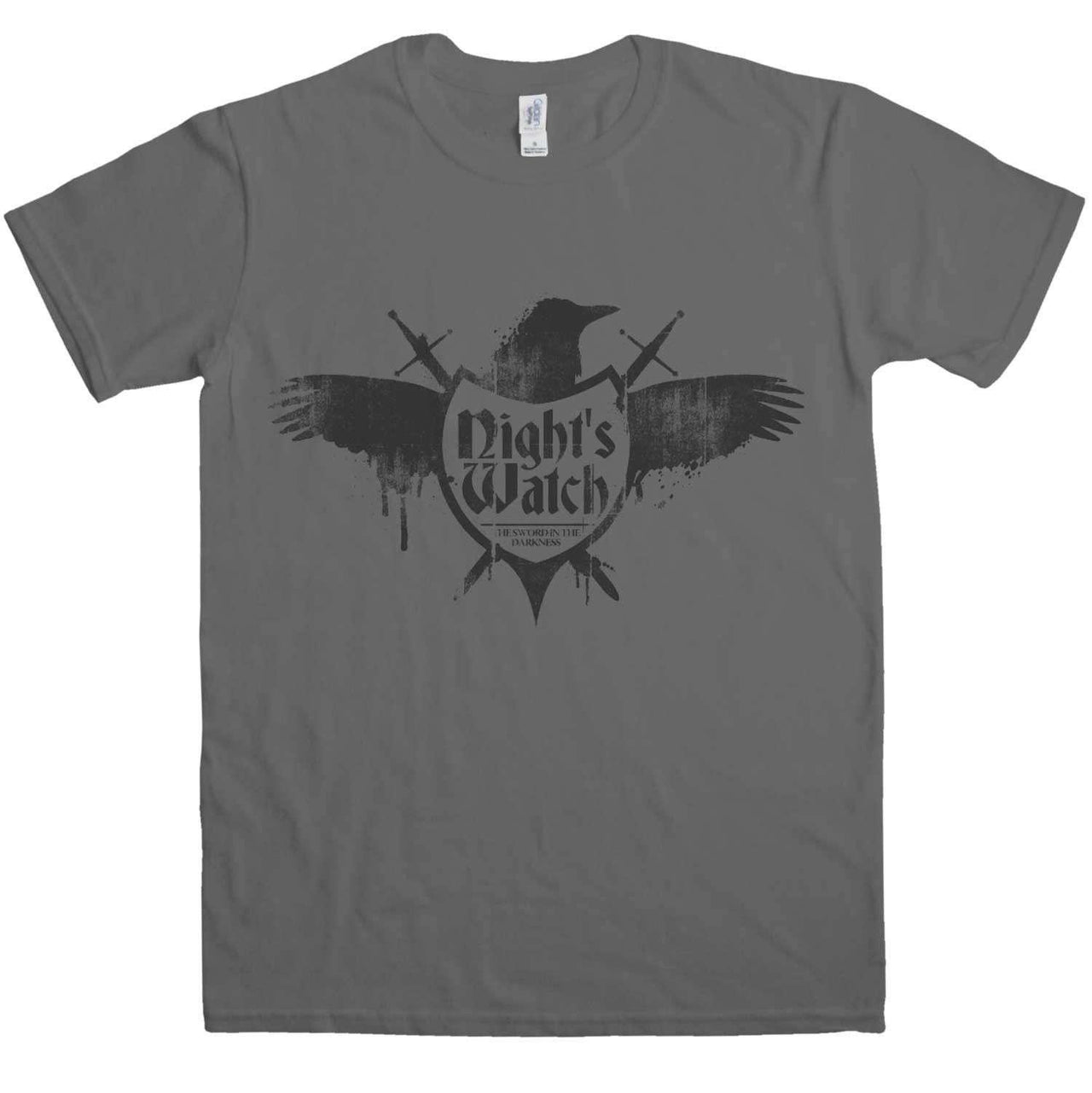 Nights Watch Crows The Sword In The Darkness Mens Graphic T-Shirt 8Ball