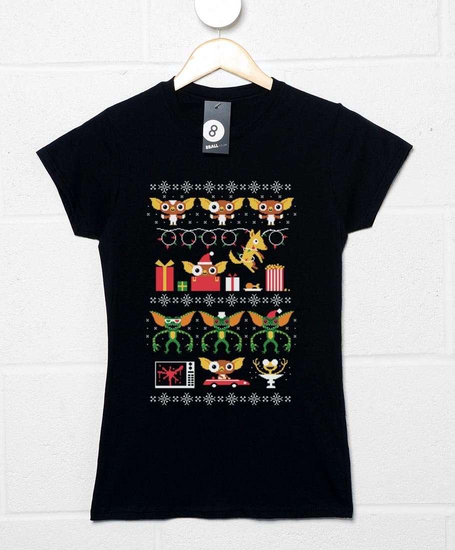 No Cookies After Midnight DinoMike Fitted Womens T-Shirt 8Ball