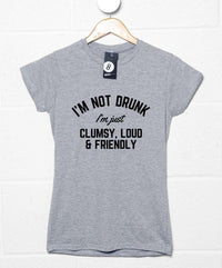Thumbnail for Not Drunk Just Friendly T-Shirt for Women 8Ball
