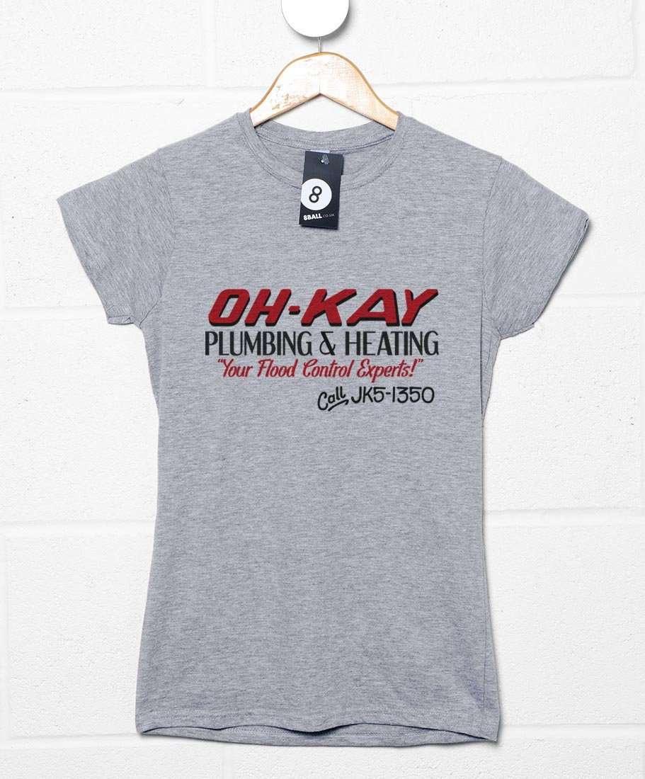 Oh Kay Plumbing T-Shirt for Women 8Ball