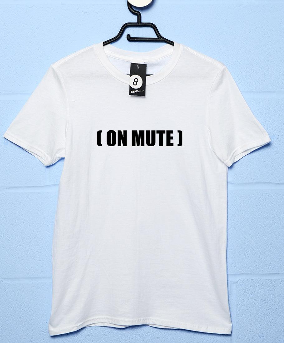 On Mute Video Conference T-Shirt For Men 8Ball