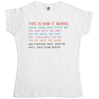 Thumbnail for On The Radio Fitted Womens T-Shirt, Inspired By Regina Spektor 8Ball