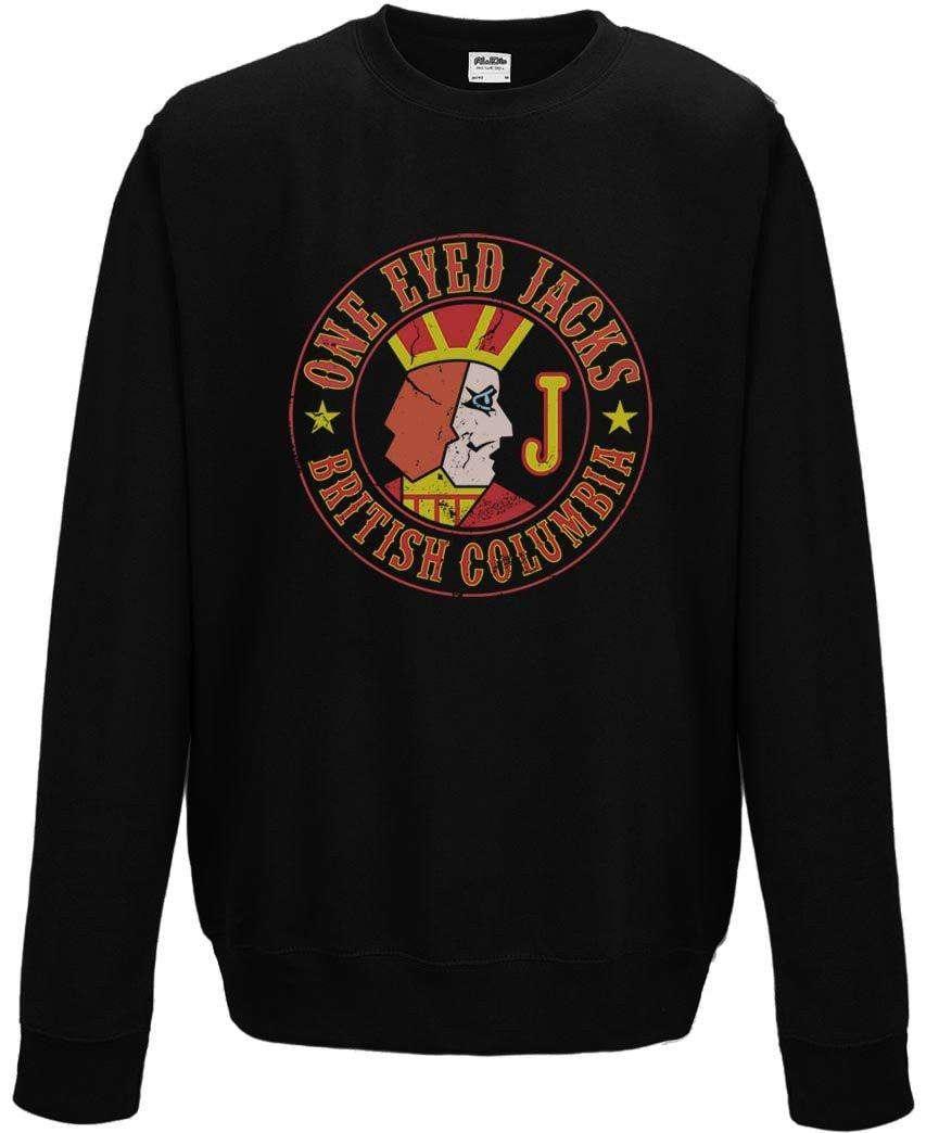 One Eyed Jacks Circular Logo Hoodie For Men and Women 8Ball