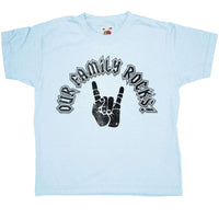 Thumbnail for Our Family Rocks Kids Graphic T-Shirt 8Ball