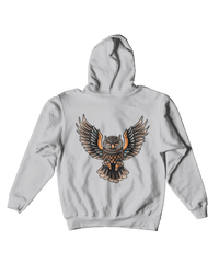 Thumbnail for Owl Tattoo Design Adult Back Printed Hoodie For Men and Women 8Ball