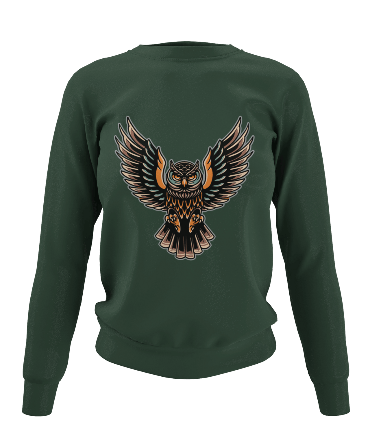 Owl Tattoo Design Adult Unisex Sweatshirt 8Ball