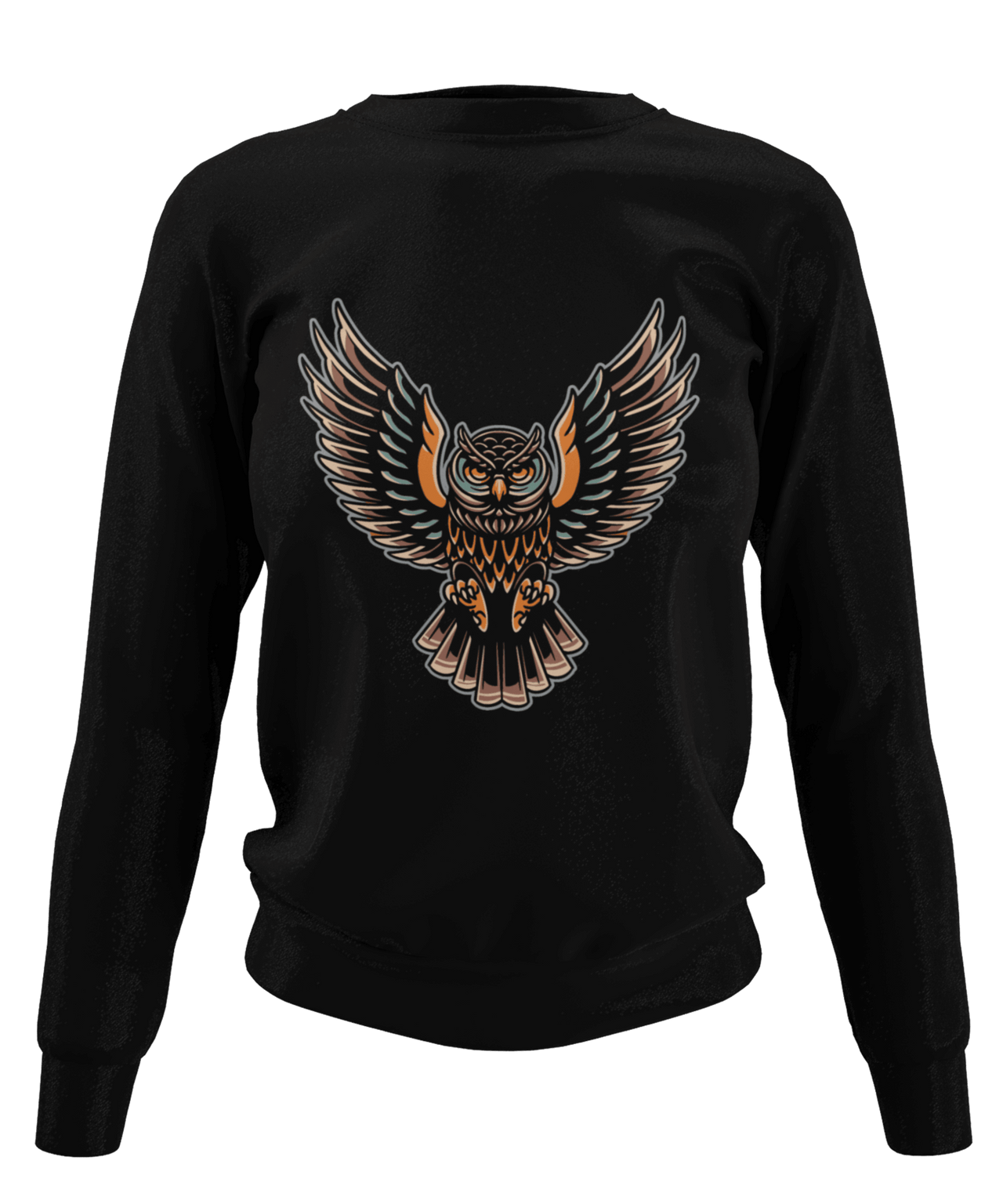 Owl Tattoo Design Adult Unisex Sweatshirt 8Ball