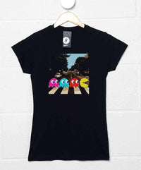 Thumbnail for Pac Man Abbey Road Womens T-Shirt 8Ball